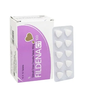 Fildena CT 100mg (Chewable Tablet)