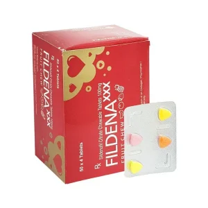 Fildena XXX 100mg (Sildenafil Citrate) – Chewable